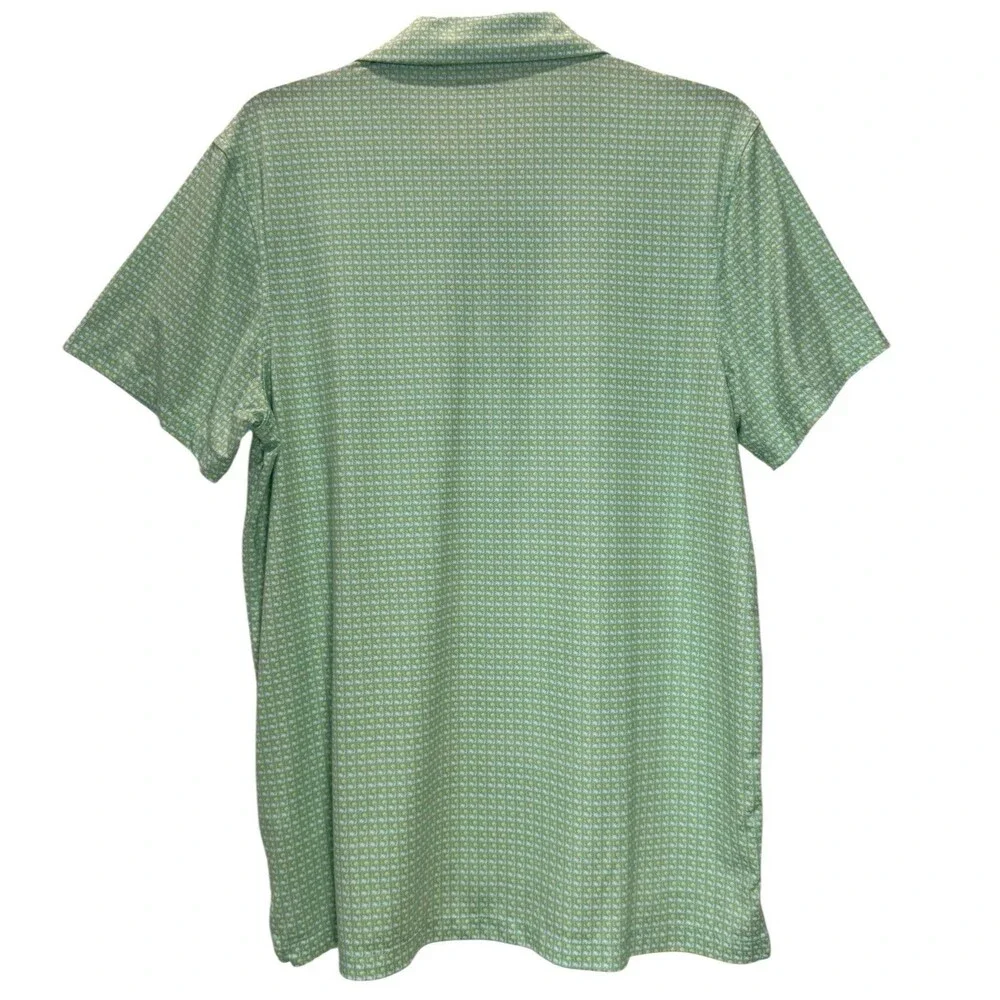 Men’s J.Crew Performance Polo Shirt Green Size XL Short Sleeve Moisture Wicking